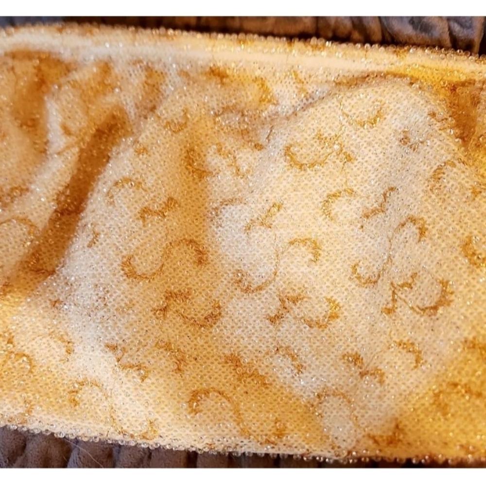 Gold Patterned Fabric